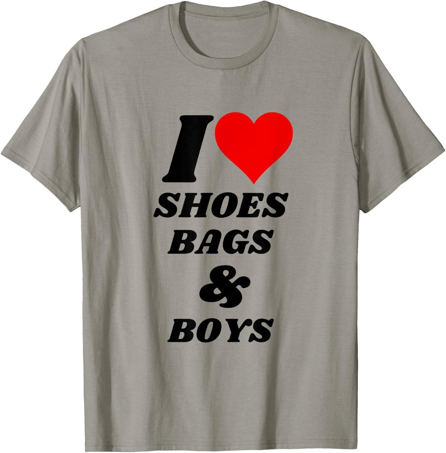 I love shoes bags and boys T-Shirt - T-Shirt | Sand