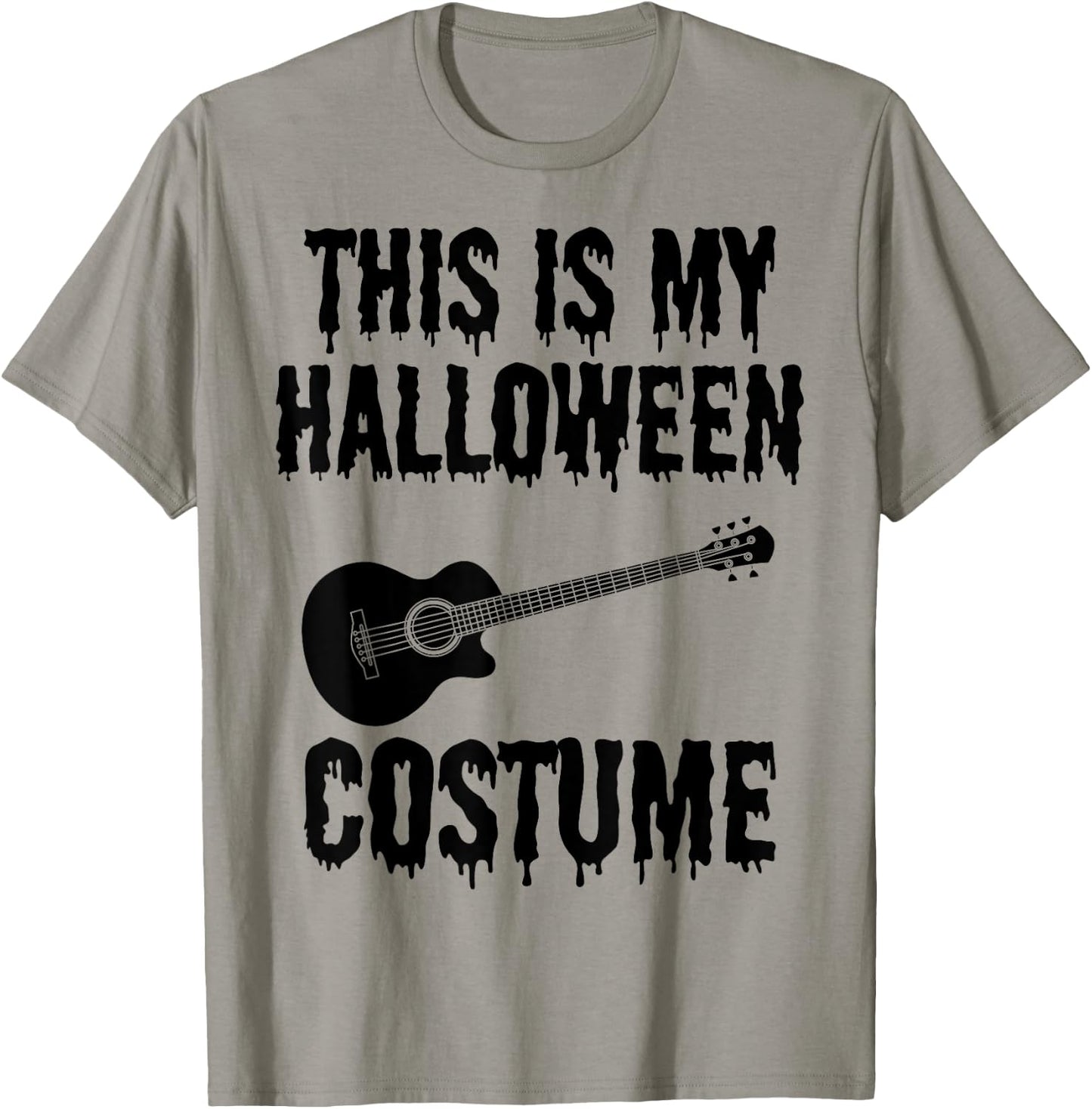 Funny Guitarist This is My Halloween Costume Guitar Player T-Shirt - T-Shirt | Sand
