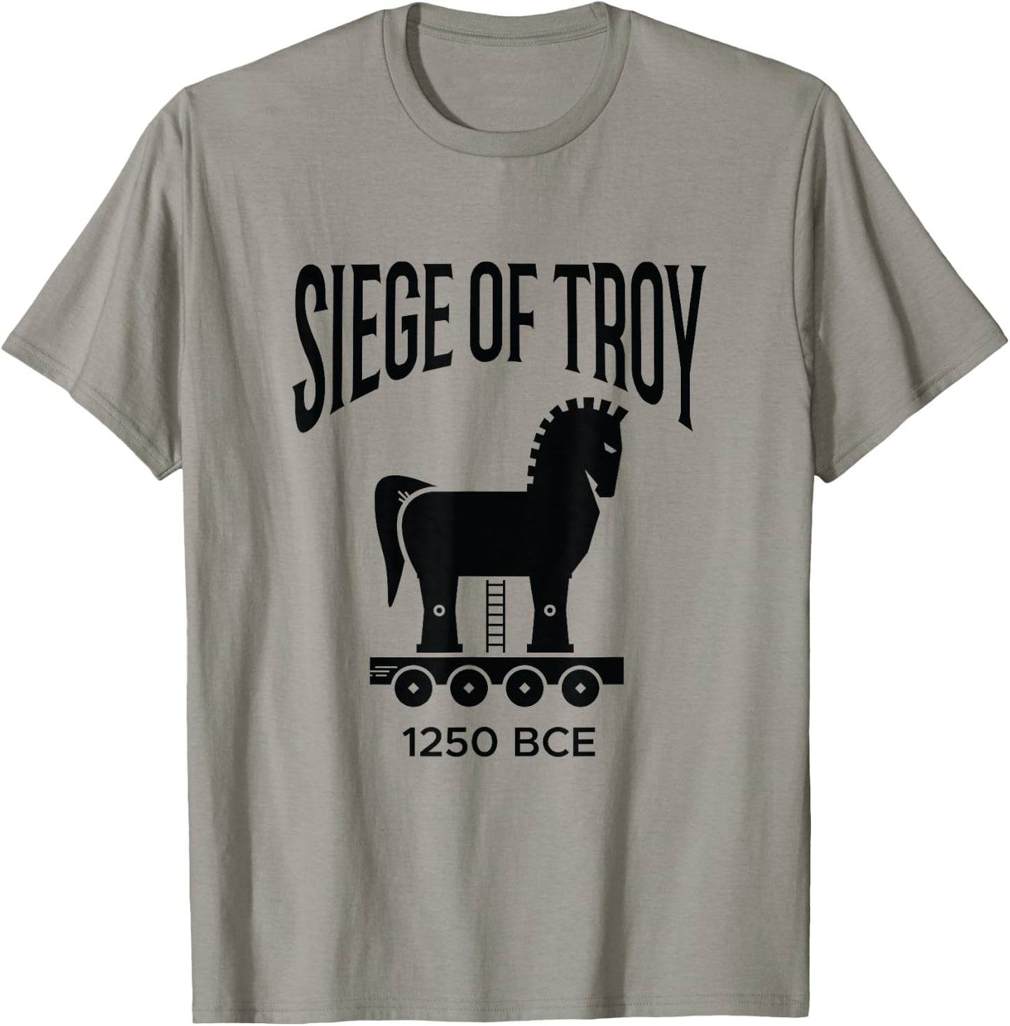 Siege of Troy Trojan Horse Trojan War Greek Mythology T-Shirt - T-Shirt | Sand