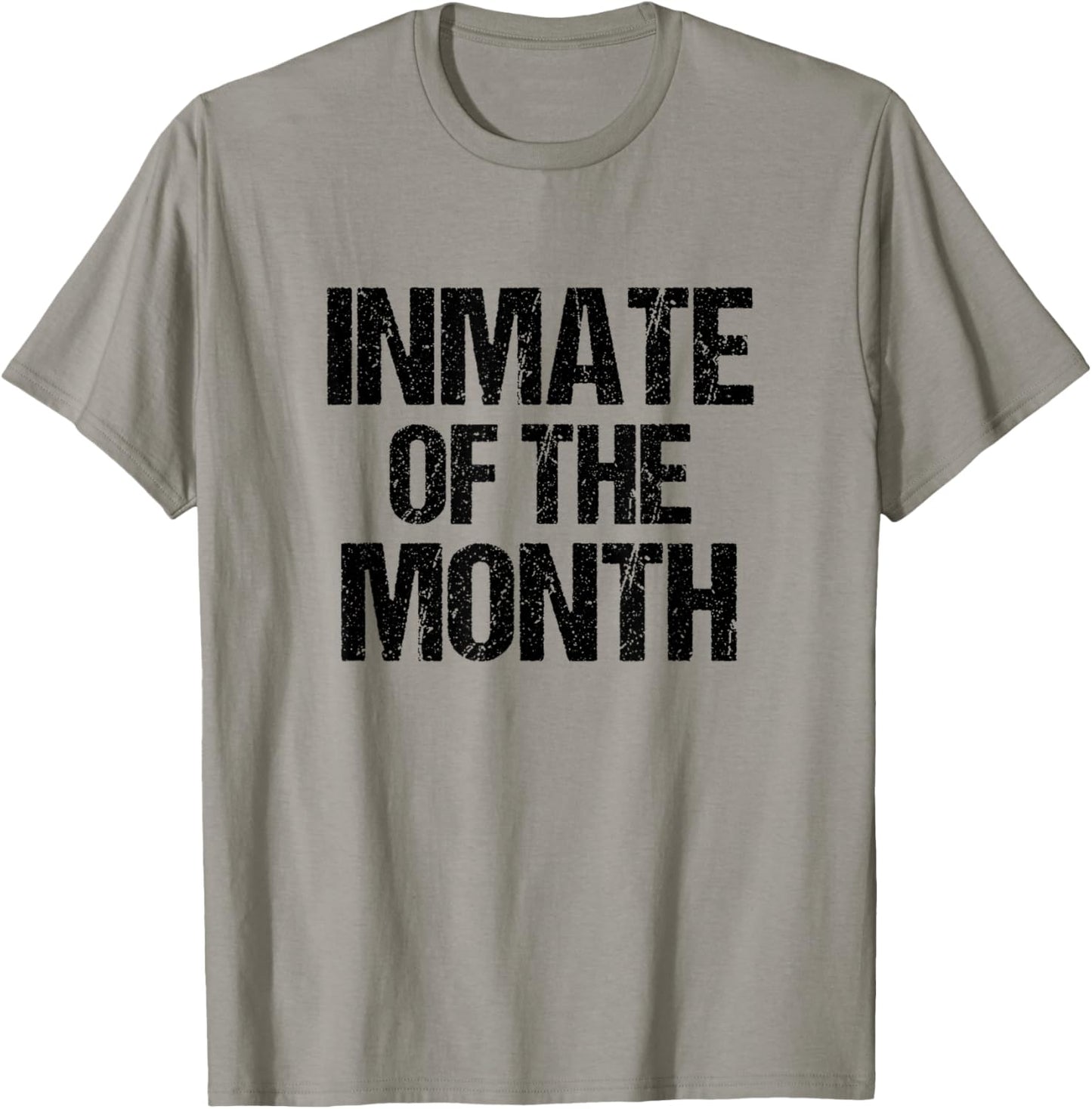 Prisoner Costume Prison Inmate of the Month County Jail T-Shirt - T-Shirt | Sand