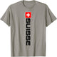 Switzerland Flag Suisse Athletic Games Sports Jersey Style. T-Shirt - T-Shirt | Sand