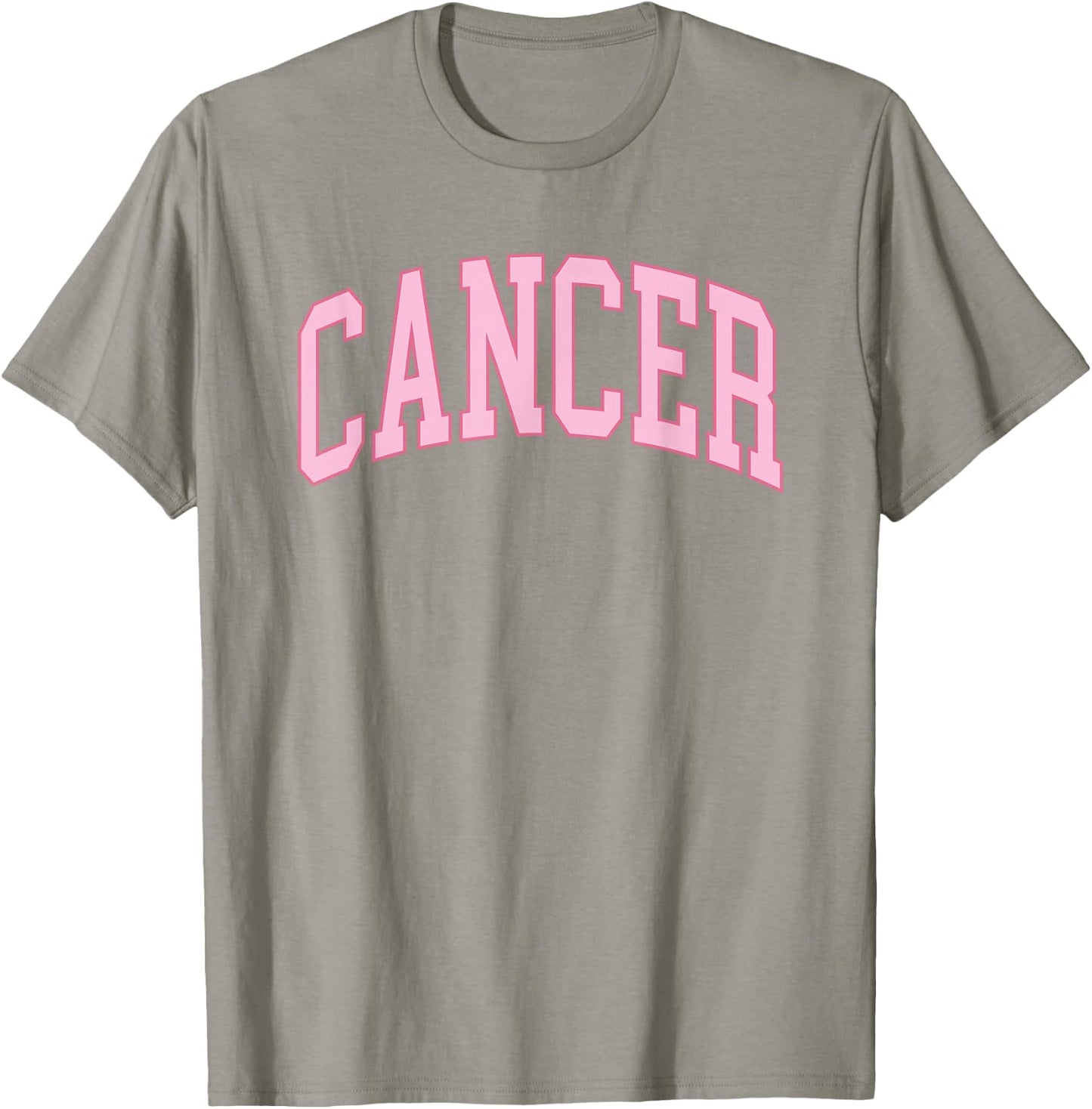 Cancer Zodiac Horoscope Pink Retro Preppy Throwback T-Shirt - T-Shirt | Sand