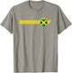 Jamaica Flag Jamaican Vintage Athletic Throwback Souvenir T-Shirt - T-Shirt | Sand