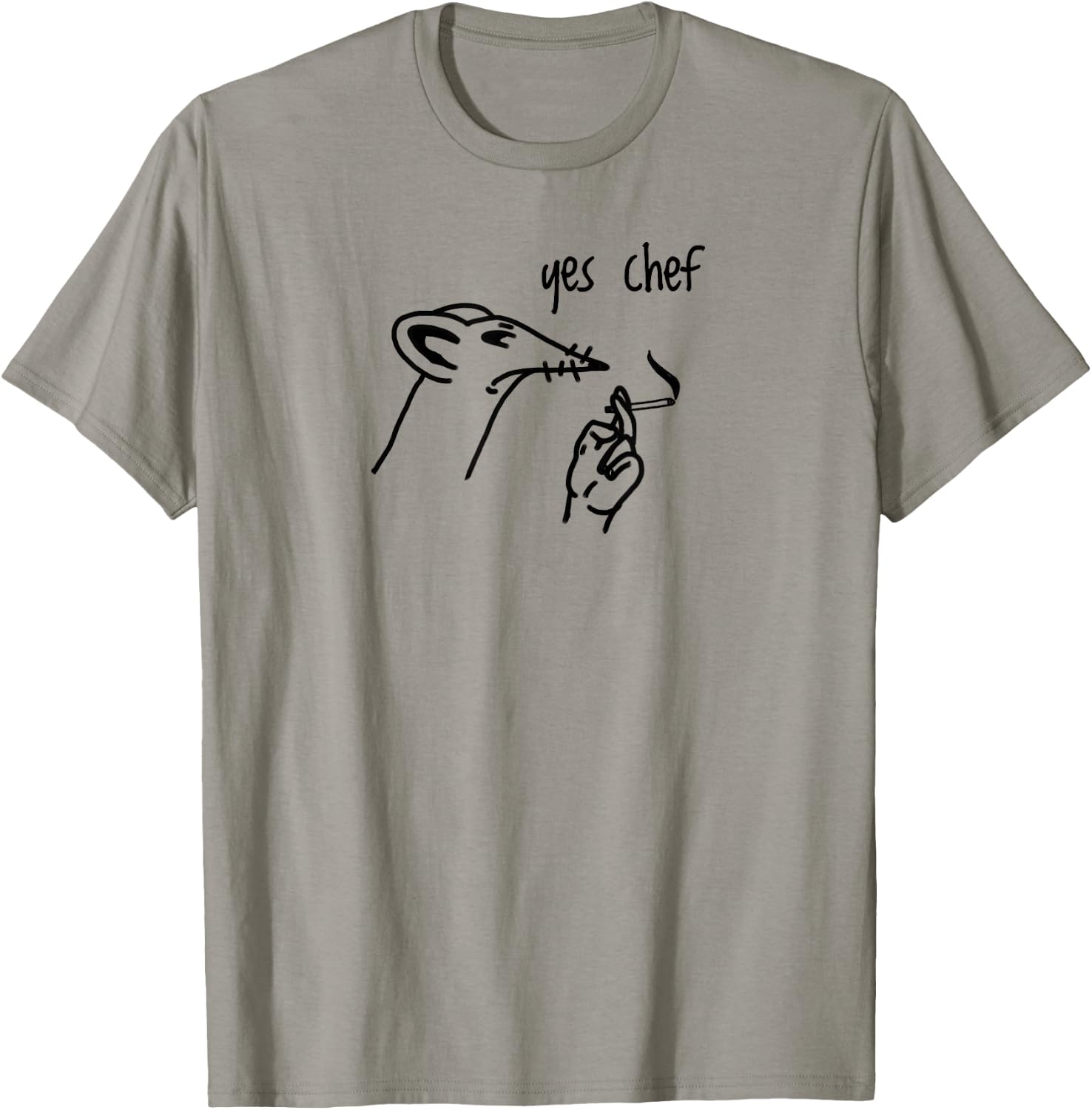 Yes Chef Kitchen Staff T-Shirt - T-Shirt | Sand