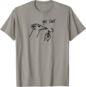 Yes Chef Kitchen Staff T-Shirt - T-Shirt | Sand
