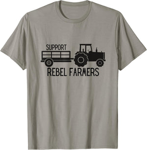 Support Rebel Farmers T-Shirt - T-Shirt | Sand