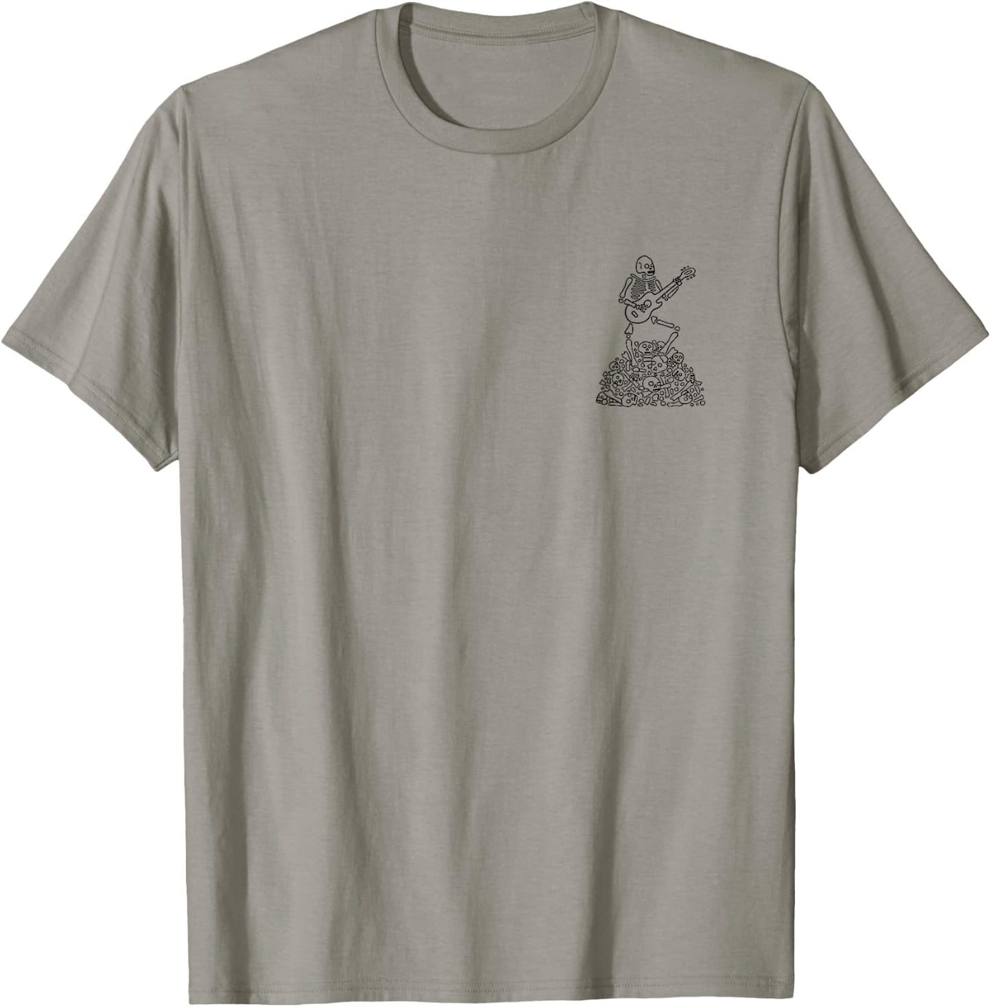 The Night That The Skeletons Came To Life - Front and Back T-Shirt - T-Shirt | Sand