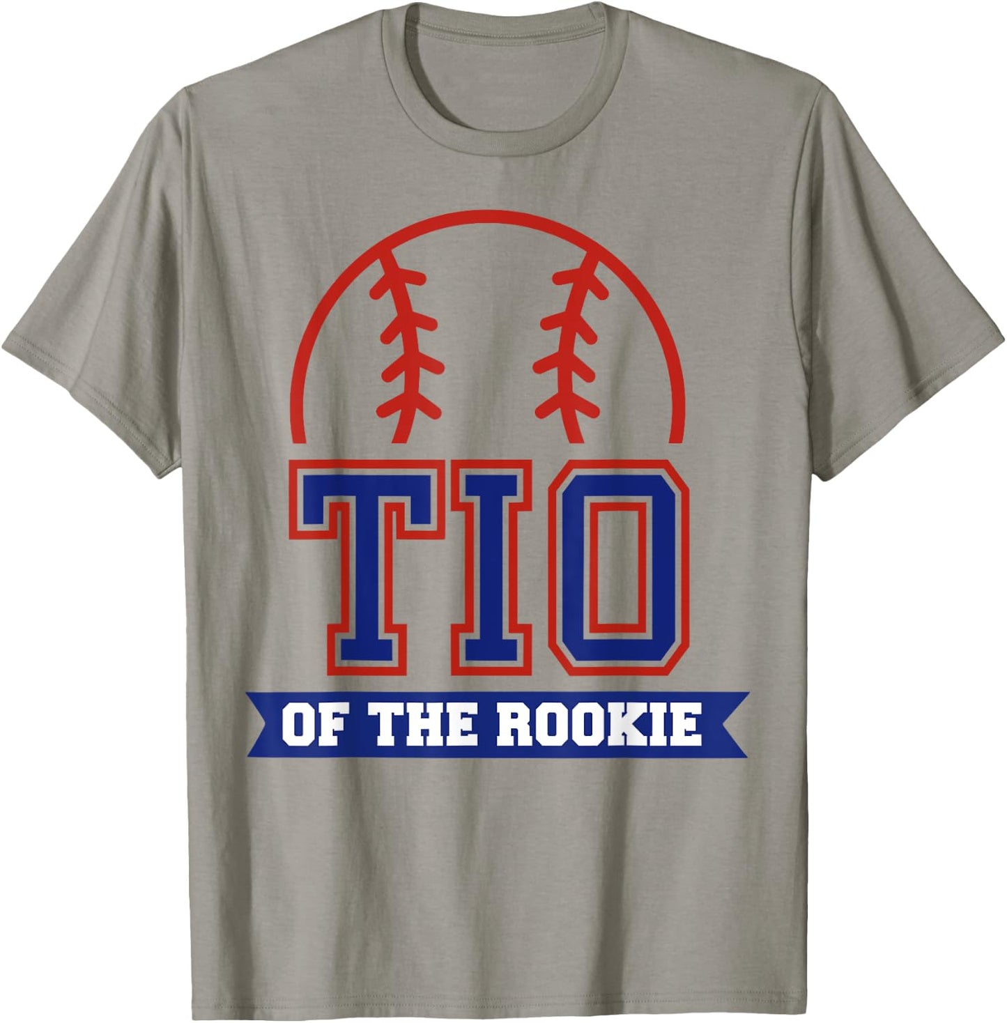 Tio of Rookie 1st Birthday Baseball Theme Matching Party T-Shirt - T-Shirt | Sand