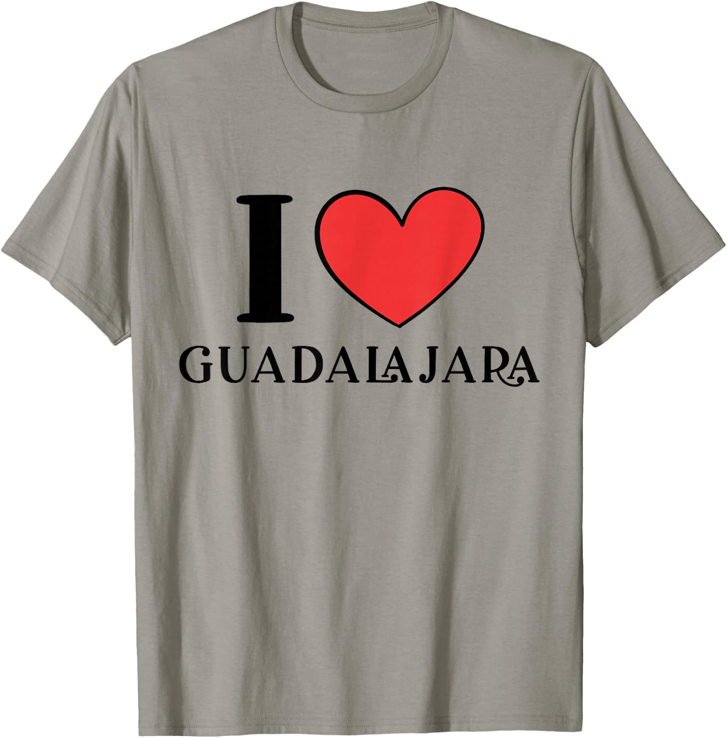 I Love Guadalajara Mexico Vacation T-Shirt - T-Shirt | Sand