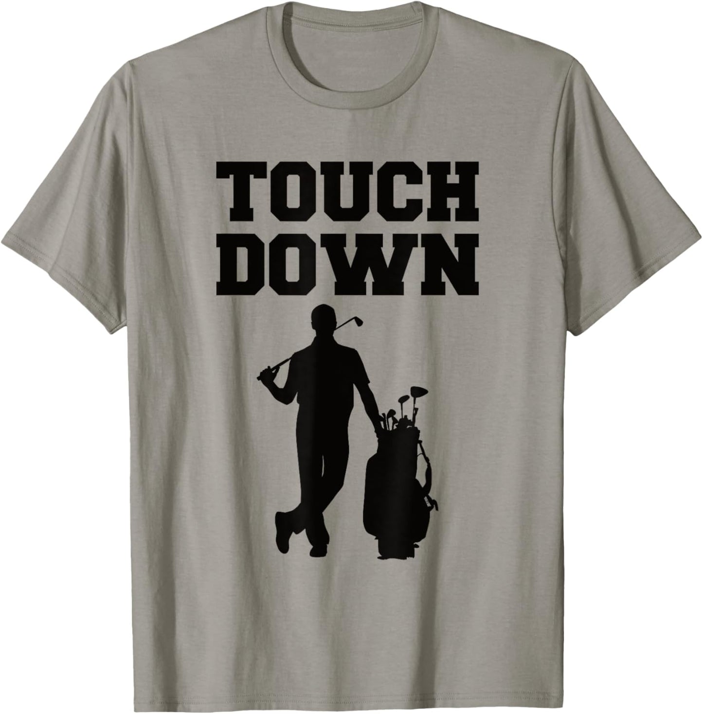 Touchdown Golf Football Funny Mix Up Sports Golf Player Men T-Shirt - T-Shirt | Sand