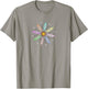 Kayaks and Paddles Around the Sun, Kayakers Mandala Design T-Shirt - T-Shirt | Sand