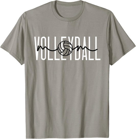 Volleyball Mom Volleyball Mama Cute Mom Life Volleyball T-Shirt - T-Shirt | Sand