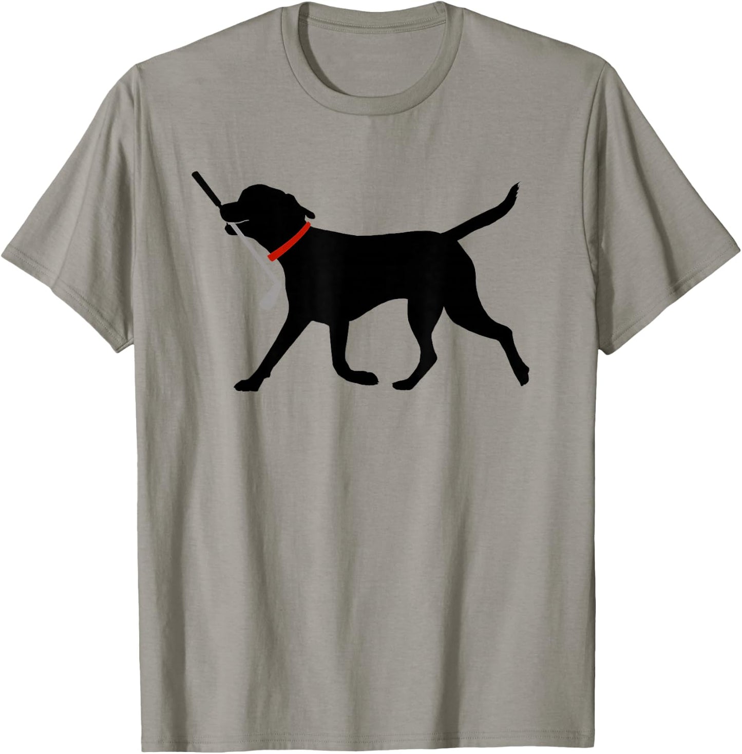 Labrador Fetch Golf Club Cute Golfing Black Lab Golf T-Shirt - T-Shirt | Sand