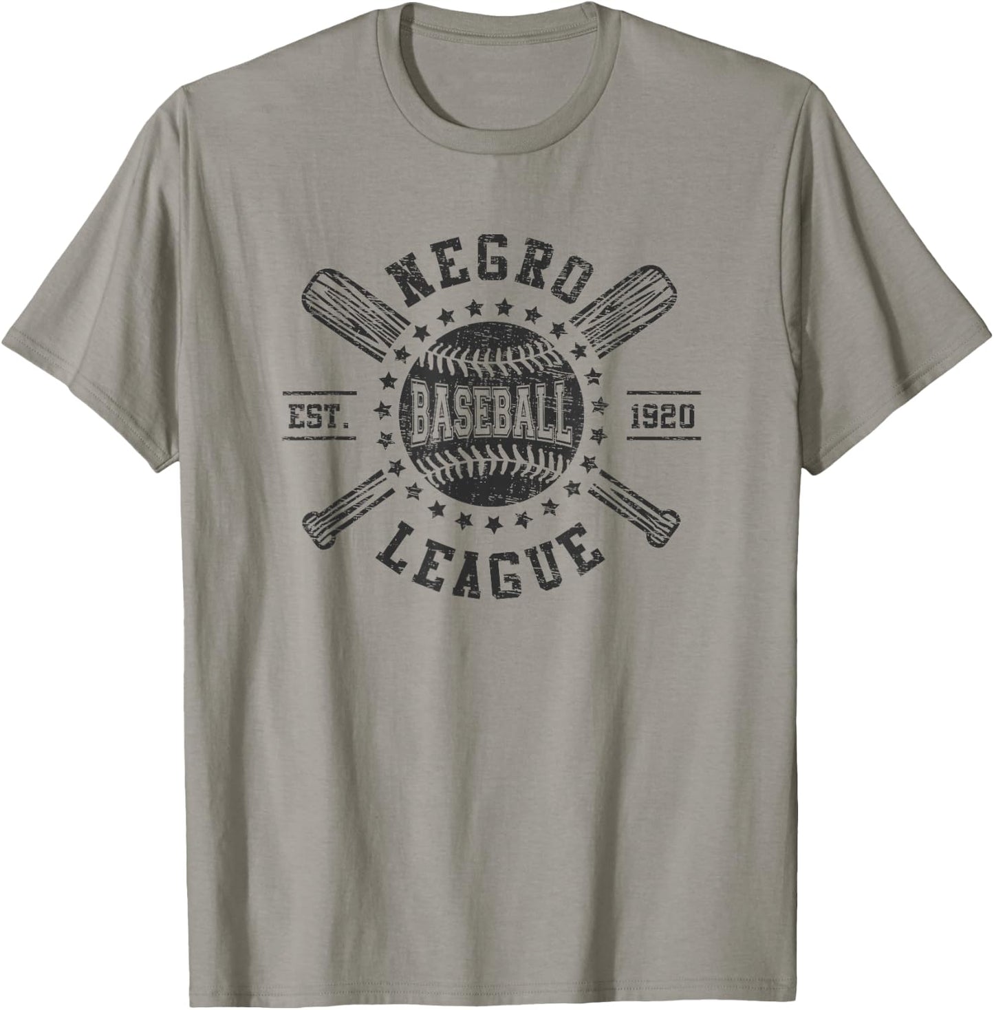Vintage Negro League Baseball Black History Month T-Shirt - T-Shirt | Sand