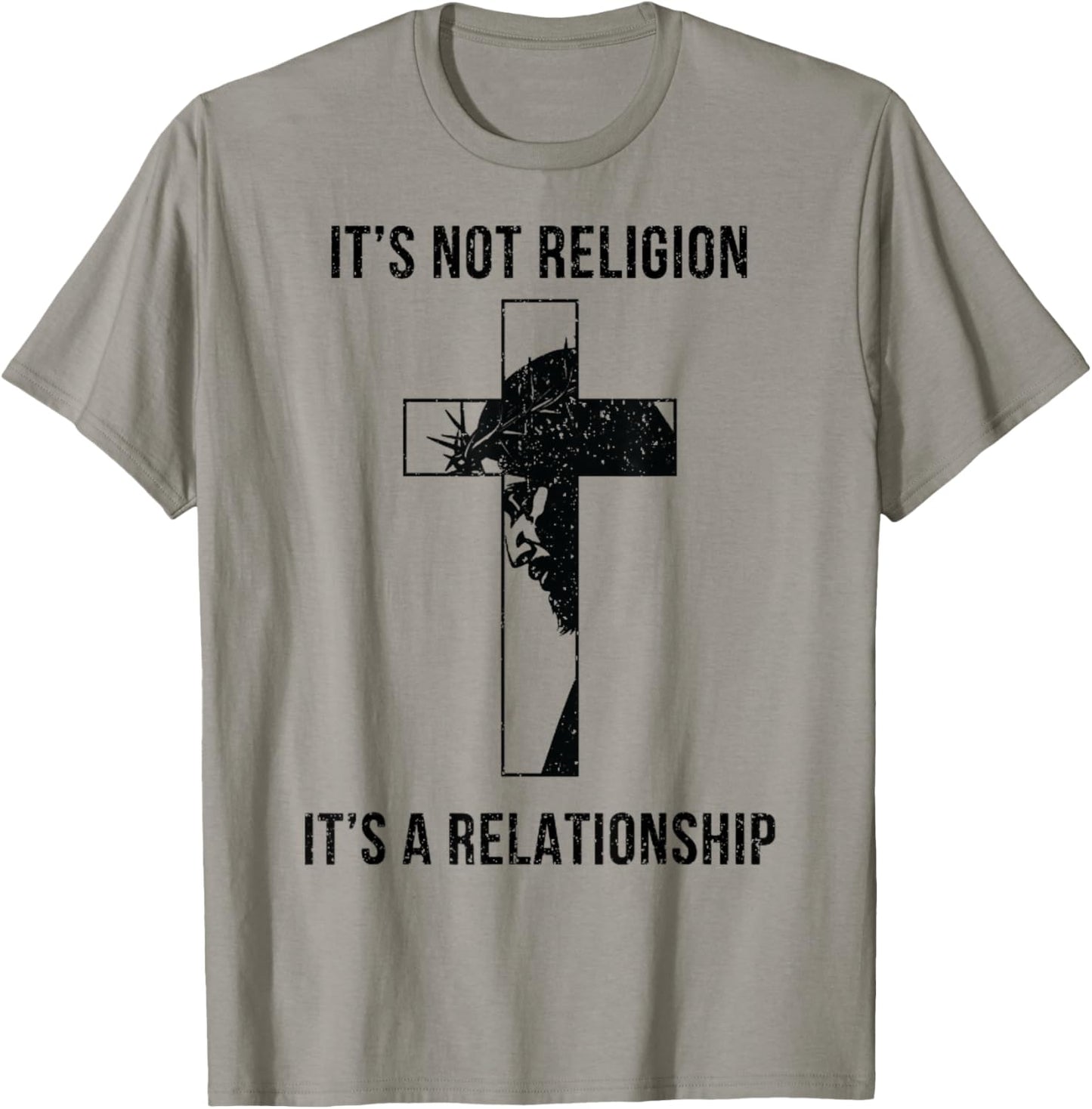 It's Not A Religion It's A Relationship Christian T-Shirt - T-Shirt | Sand