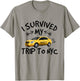 I Survived My Trip To NYC - Funny New York City Taxi Travel T-Shirt - T-Shirt | Sand