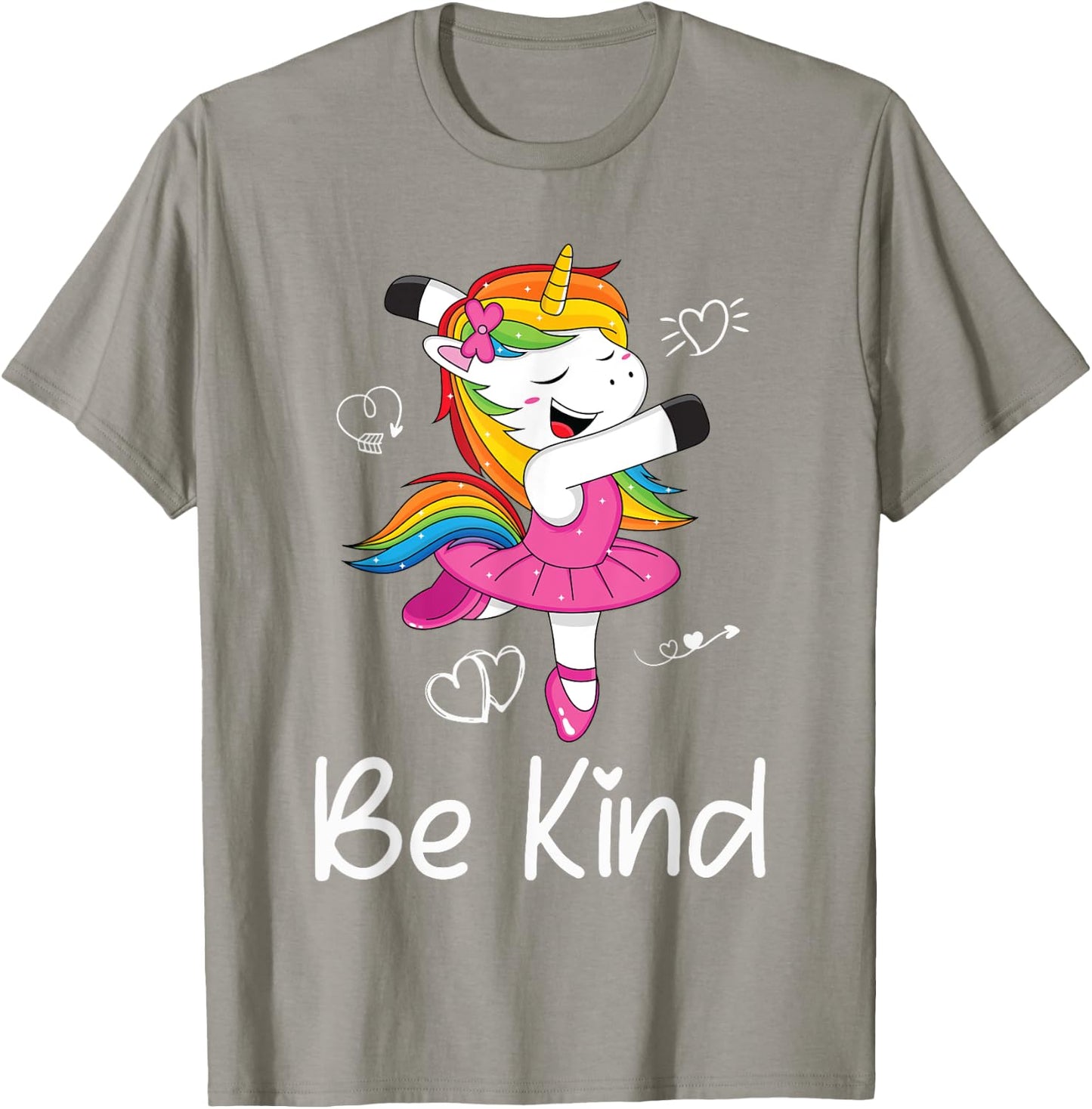 Dancing Unicorn Kids Be Kind Anti Bullying Unity Day Orange T-Shirt - T-Shirt | Sand