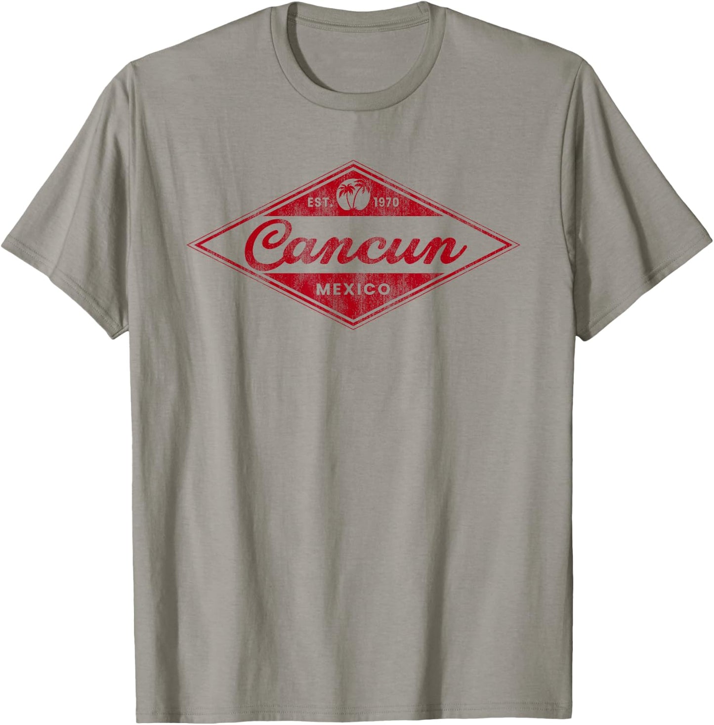 Vintage Cancun Mexico Summer Retro Throwback Family Vacation T-Shirt - T-Shirt | Sand