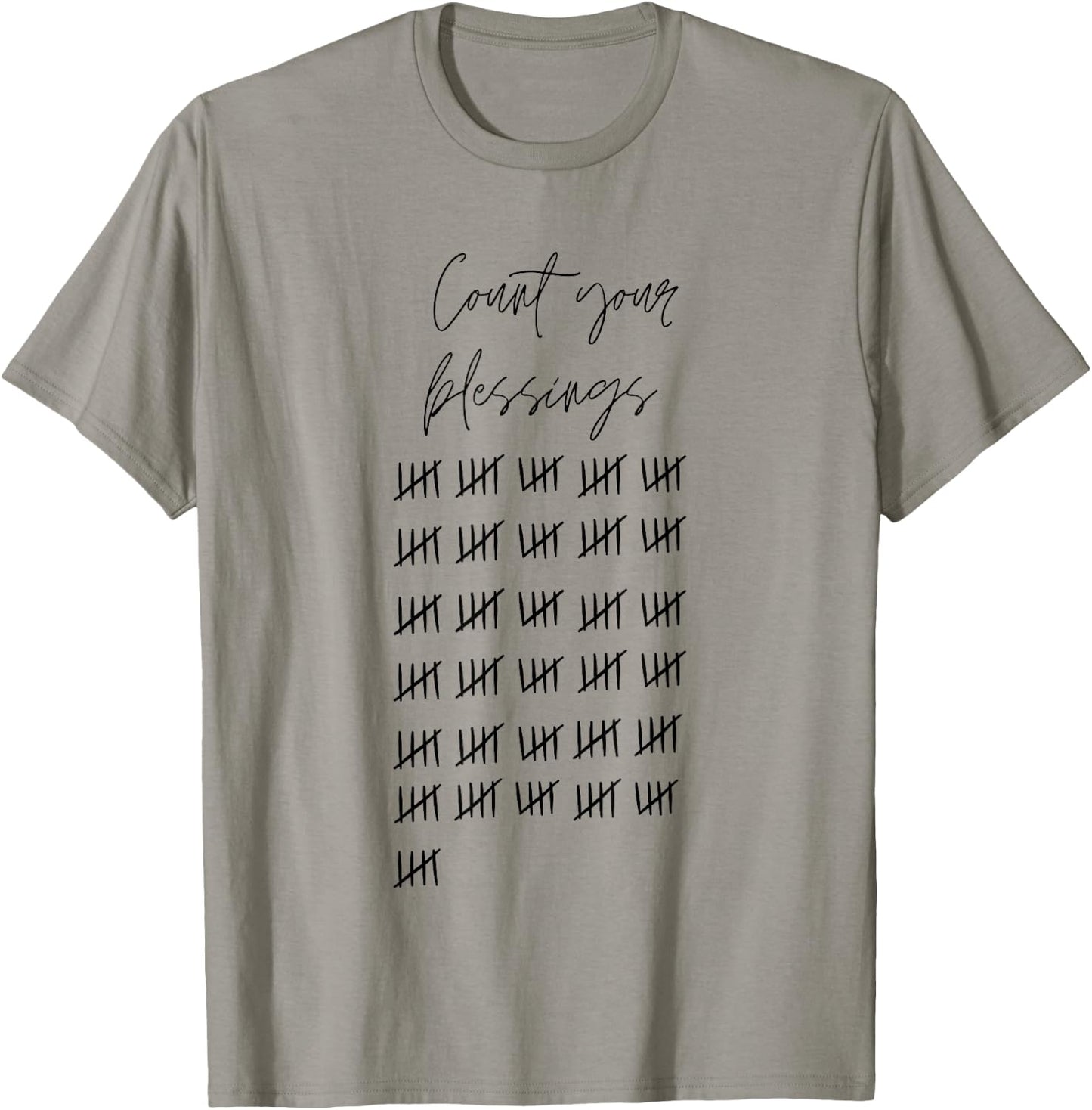 Count your blessings T-Shirt - T-Shirt | Sand
