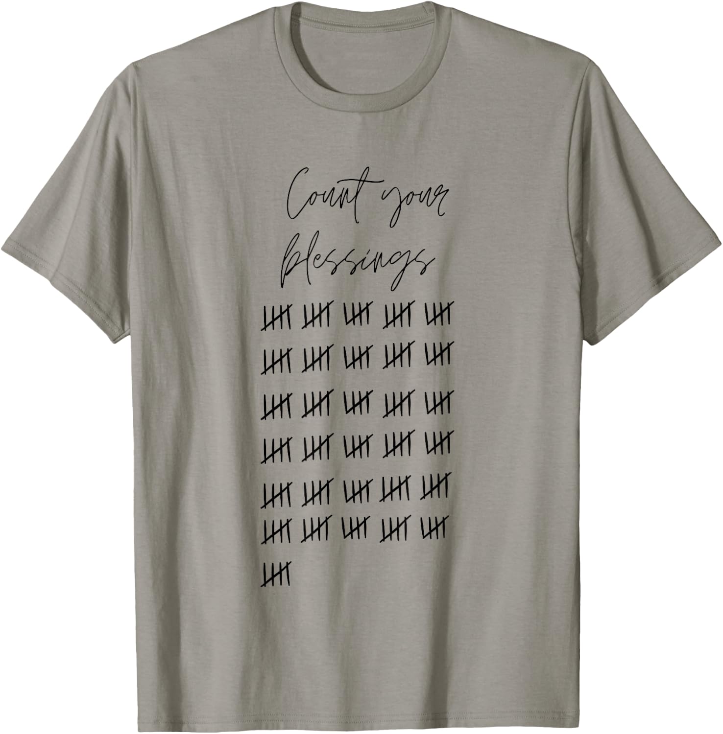 Count your blessings T-Shirt - T-Shirt | Sand