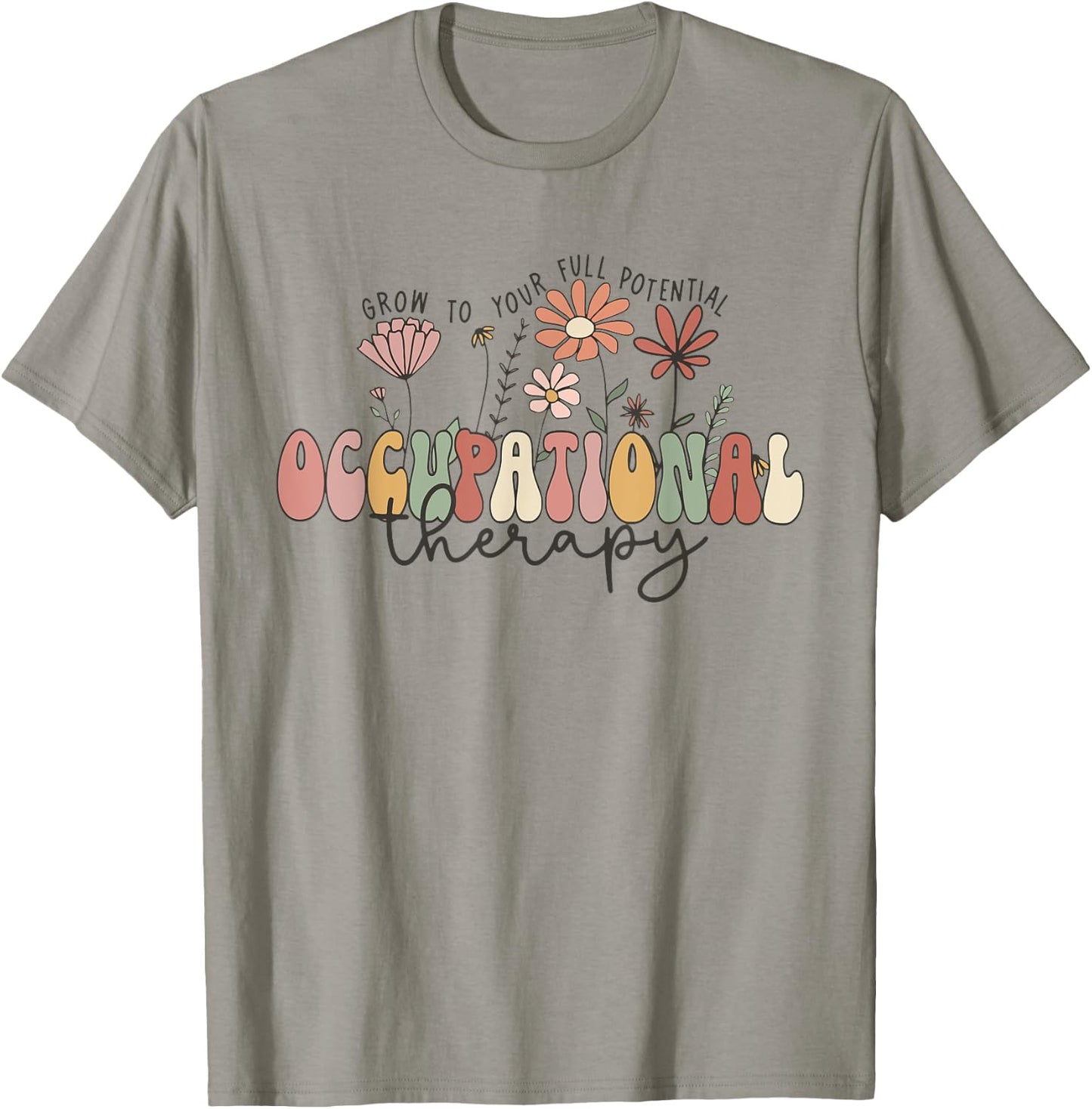 Occupational Therapy Pediatric Therapist OT Month Assistant T-Shirt - T-Shirt | Sand
