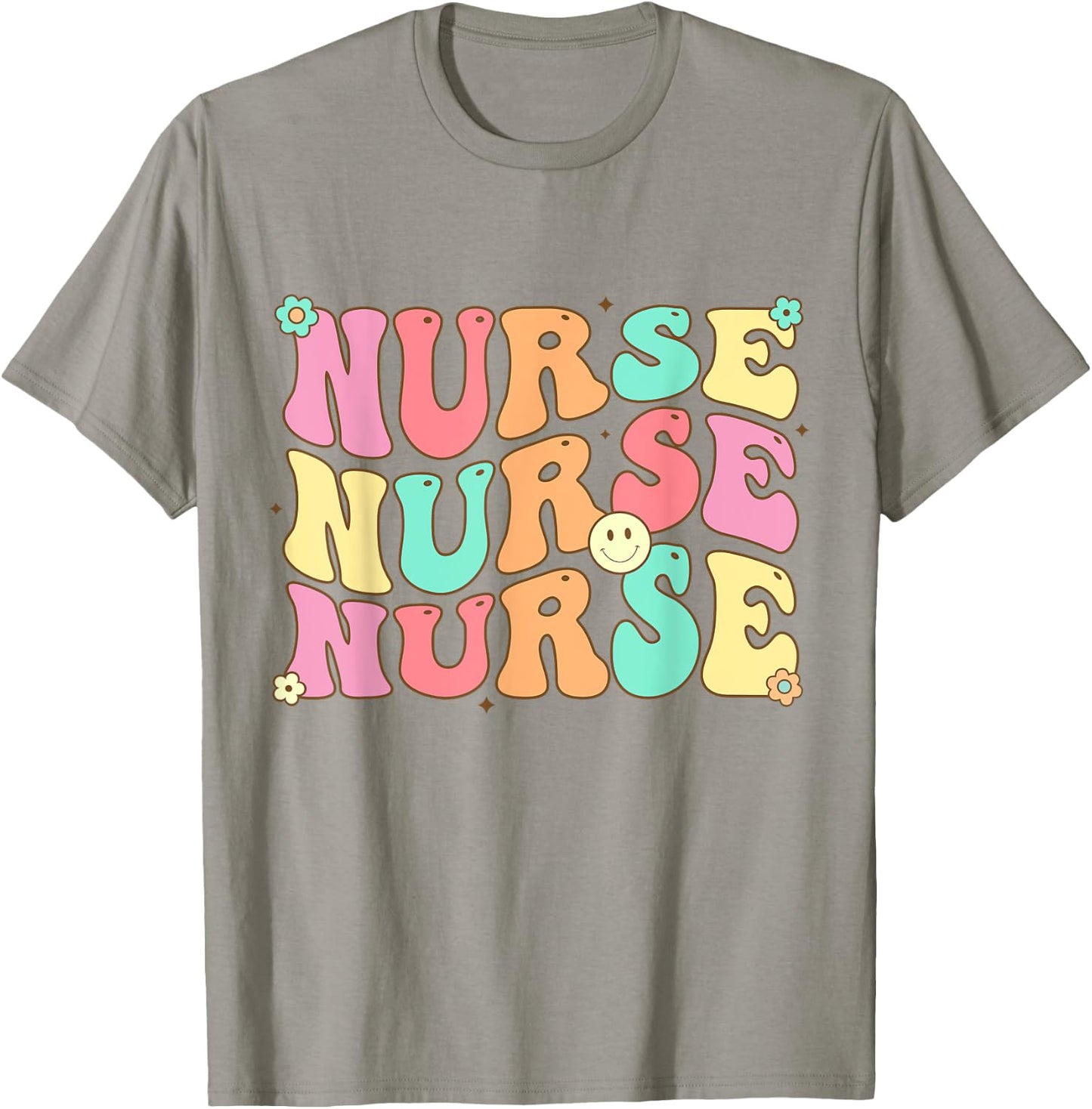 Groovy Nurse Shirt Women Future Nurse Appreciation Nursing T-Shirt - T-Shirt | Sand