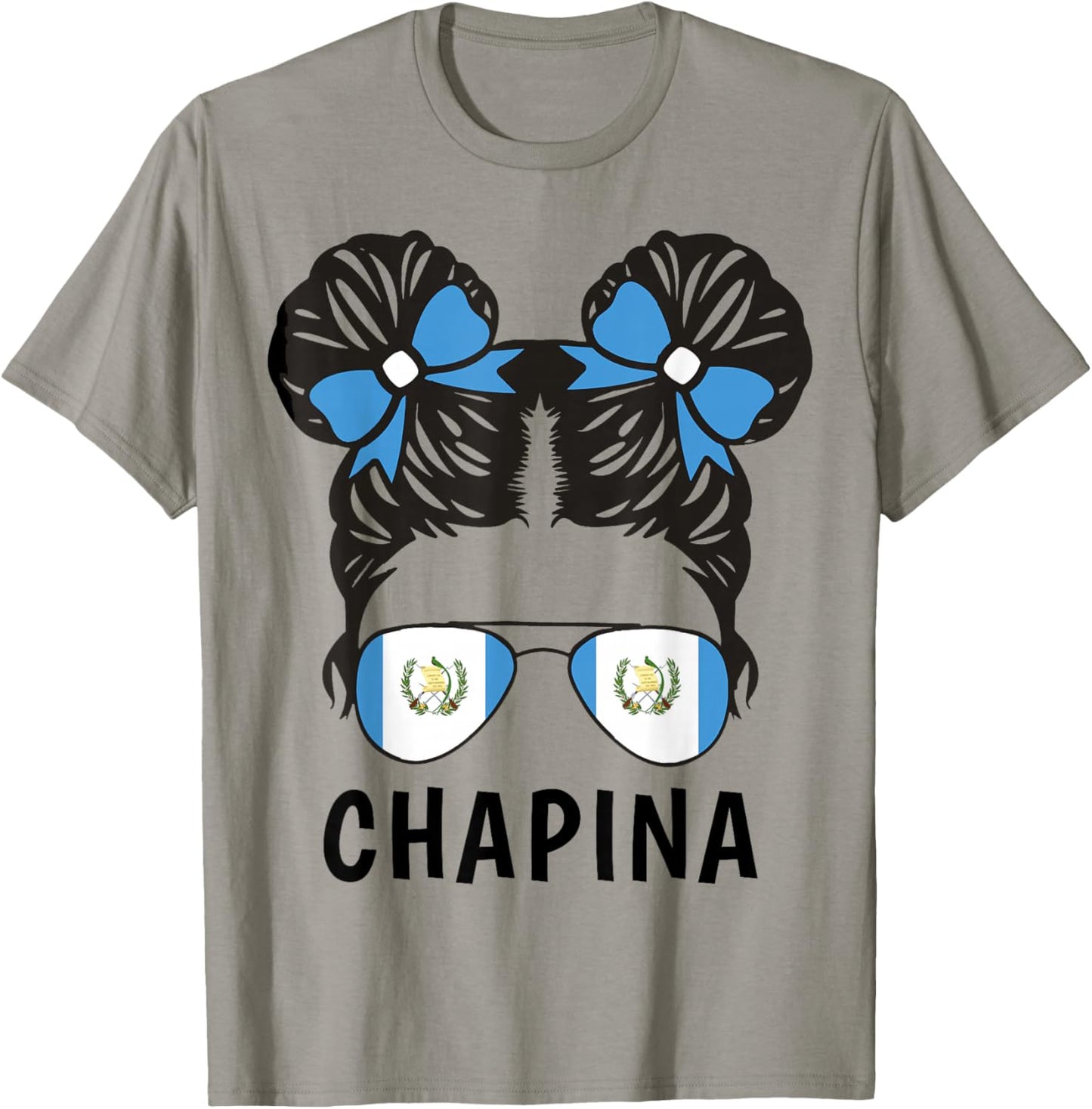Guatemala Flag Chapina Guatemalan Girl Youth Women Guatemala T-Shirt - T-Shirt | Sand