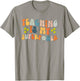 Teaching is My Superpower Vintage Groovy University Teacher T-Shirt - T-Shirt | Sand