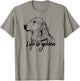 Golden Retriever Dog Life is golden retro vintage Women T-Shirt - T-Shirt | Sand