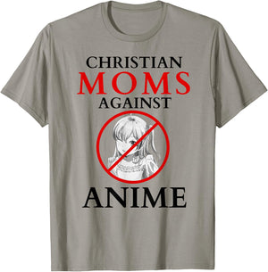 Christian moms against anime funny T-Shirt - T-Shirt | Sand