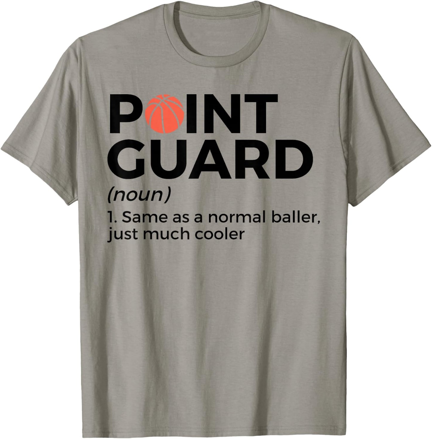 Funny Basketball Point Guard Definition Basketball Player T-Shirt - T-Shirt | Sand
