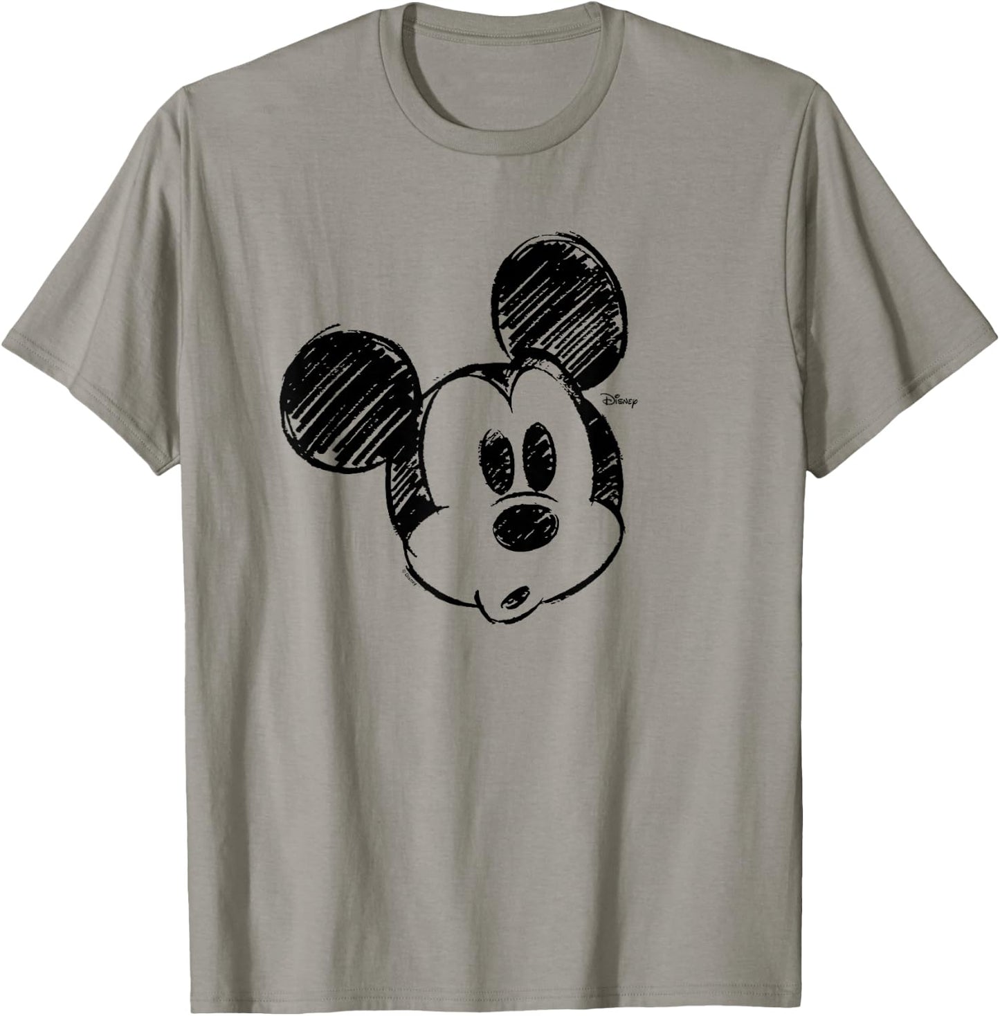 Mickey - Sketch Head Mickey T-Shirt - T-Shirt | Sand