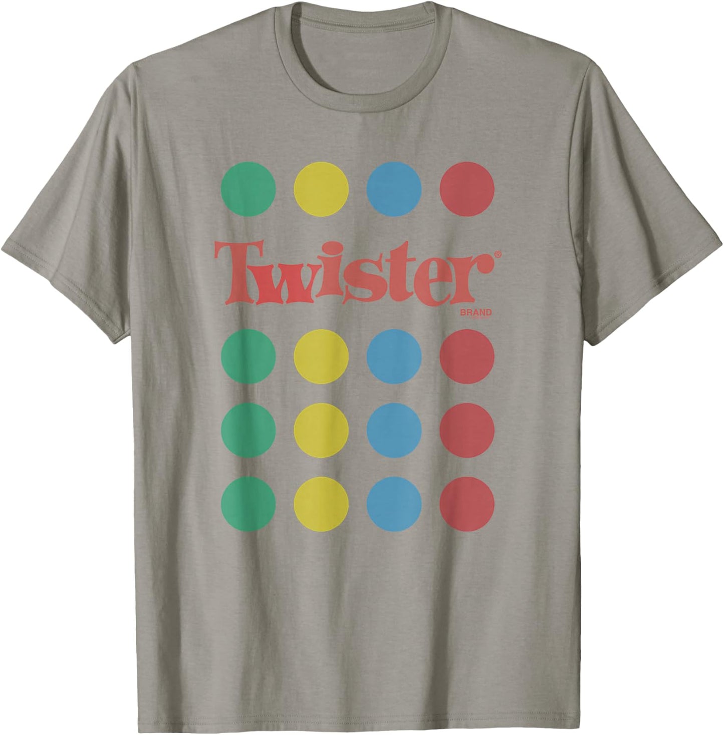 Twister Unfold The Mat Circles Color Dots Retro Game T-Shirt - T-Shirt | Sand