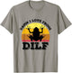 DILF Damn I Love Frogs Funny Retro Frog Amphibian T-Shirt - T-Shirt | Sand