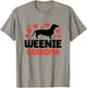 Cute Weenie Grandma Mothers Day Dachshund Wiener Dog Novelty T-Shirt - T-Shirt | Sand