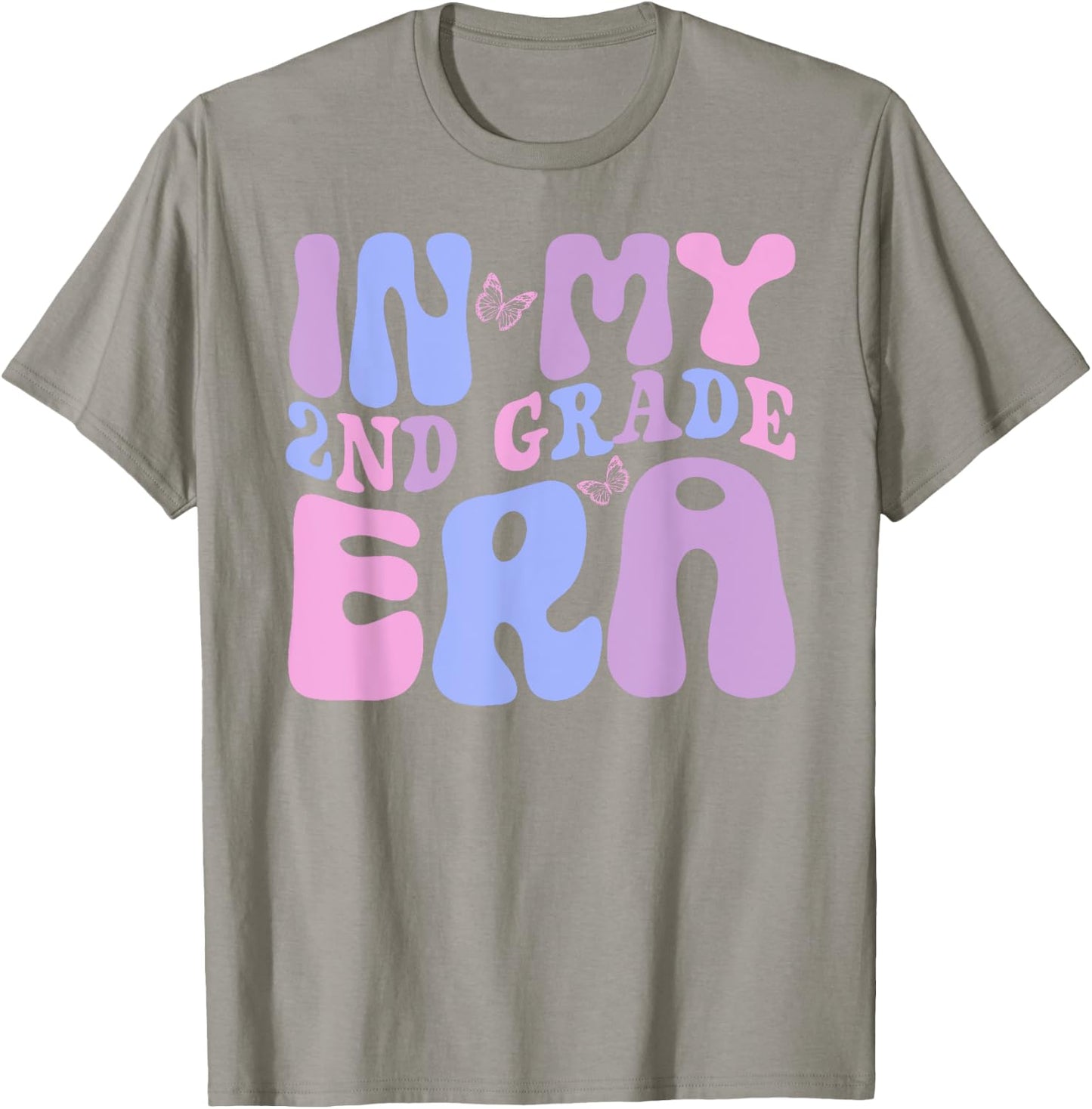 In My Second 2nd Grade Era, cute second grade girls teacher T-Shirt - T-Shirt | Sand