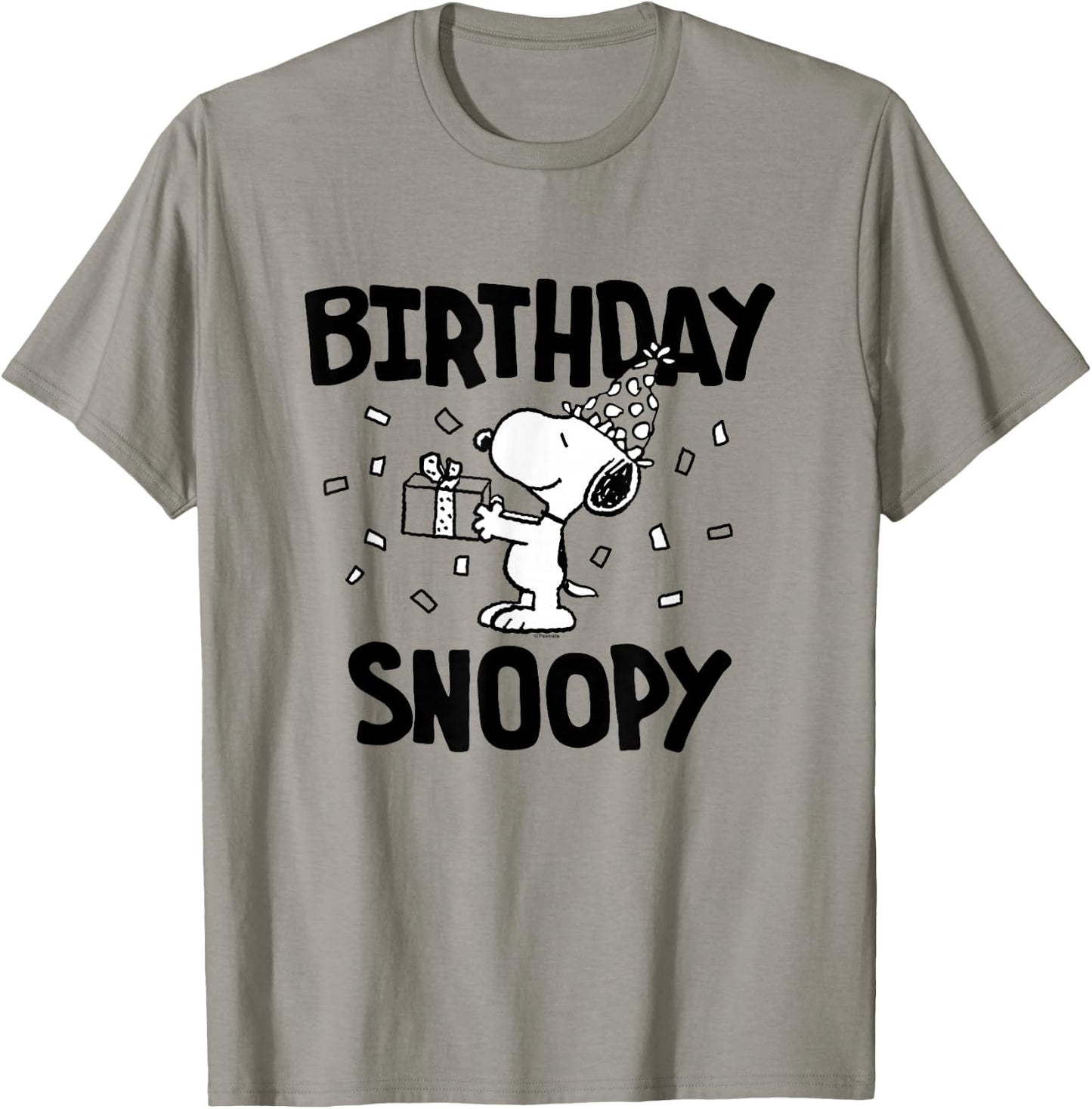 Peanuts - Snoopy Birthday Celebration Gift T-Shirt - T-Shirt | Sand