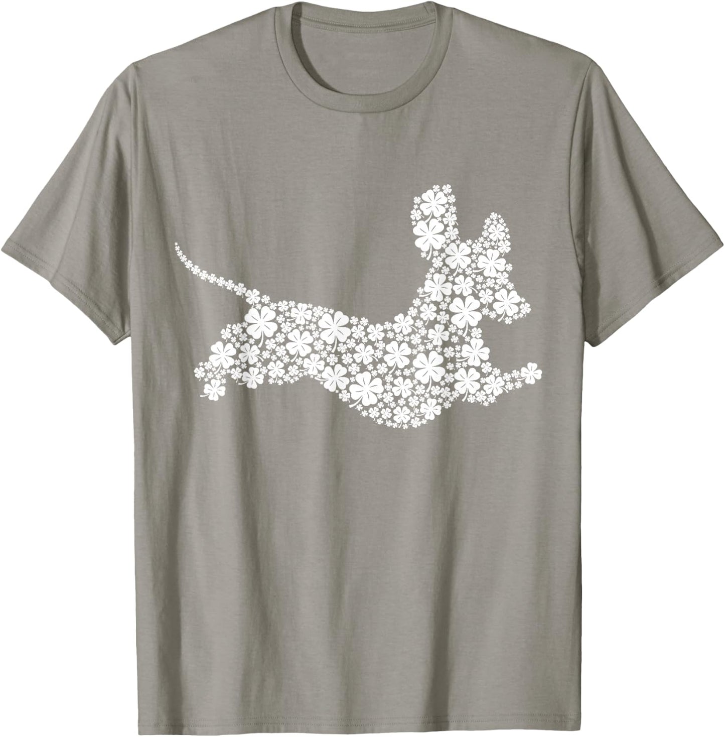 Dachshund St. Patrick's Day Wiener Dog Weiner Shamrock T-Shirt - T-Shirt | Sand