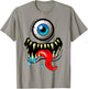 Monster Face Funny T-Shirt - T-Shirt | Sand
