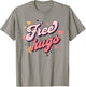 Aesthethic Free hugs Day, Retro Vintage Free Hug Day Hugging T-Shirt - T-Shirt | Sand