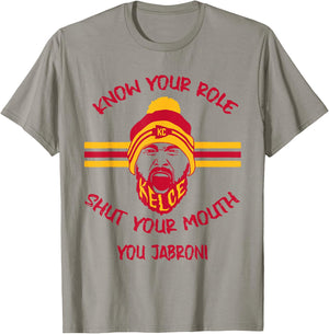 Know Your Role Shut Your Mouth T-Shirt - T-Shirt | Sand