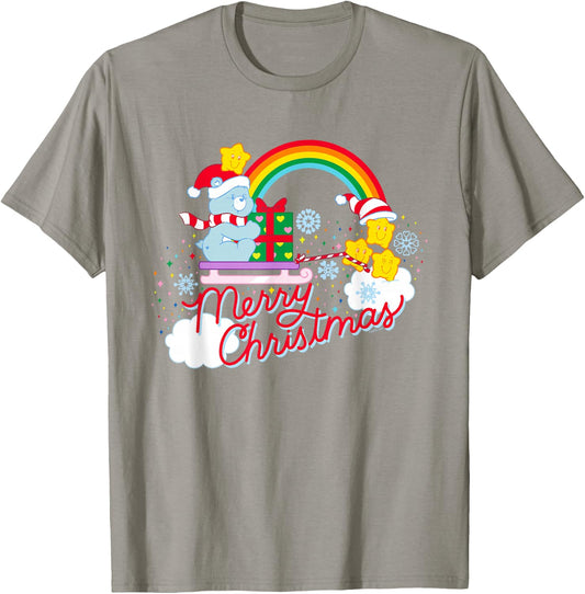 Care Bears Merry Christmas With Christmas Wishes Bear T-Shirt - T-Shirt | Sand