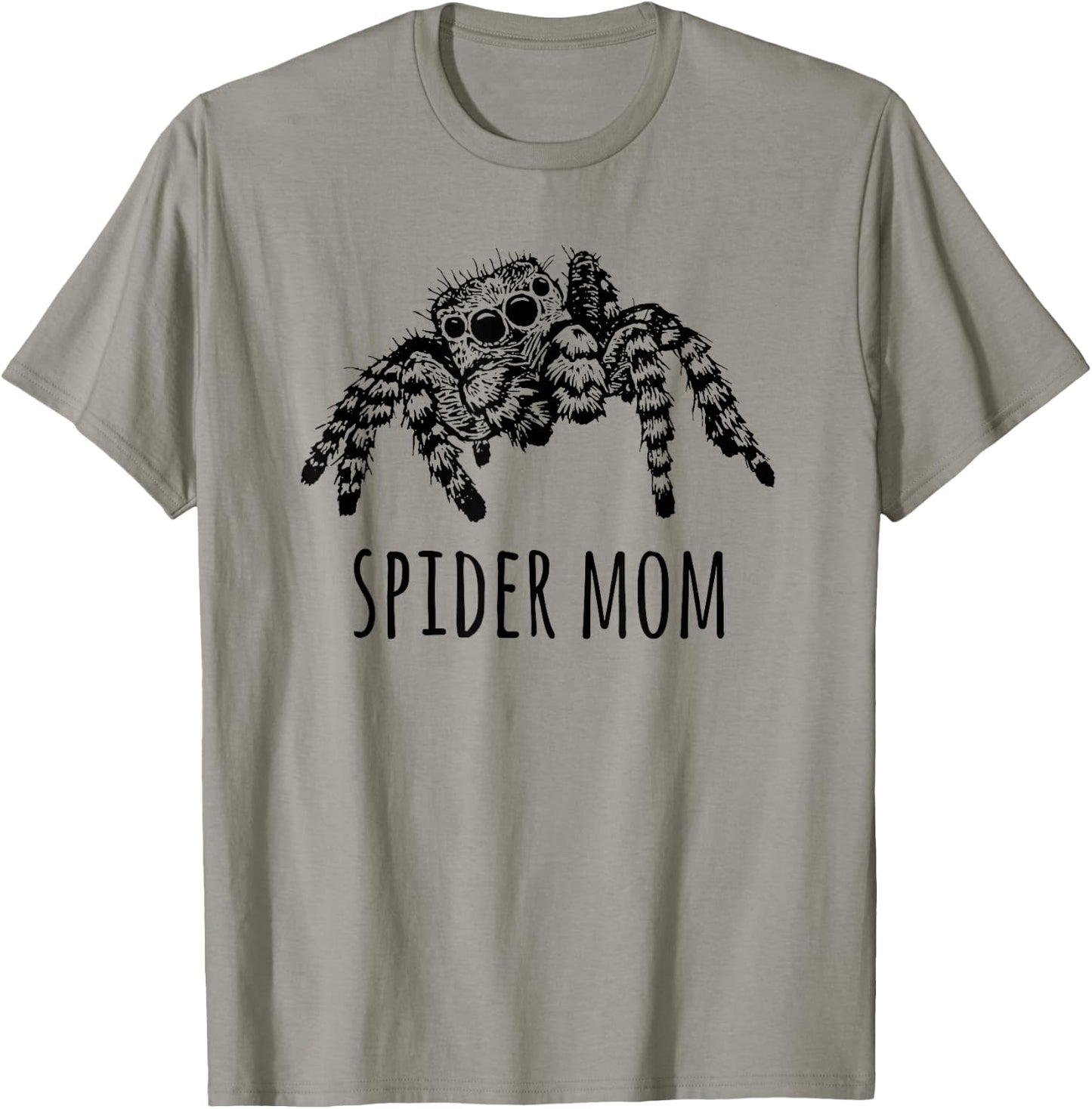 Jumping Spider Mom - For Pet Jumping Spider Owners T-Shirt - T-Shirt | Sand