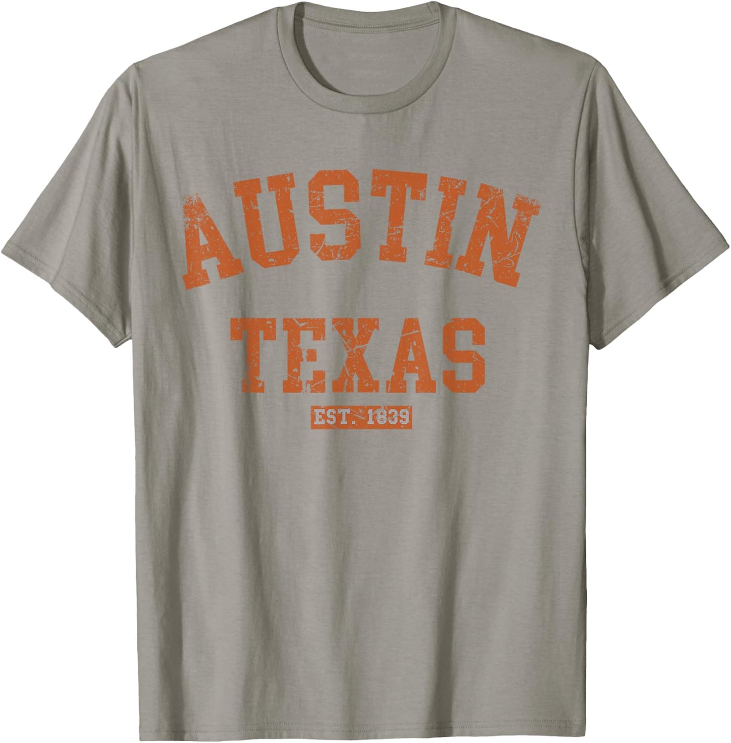 Vintage Austin Texas Athletic TX Sports Design T-Shirt - T-Shirt | Sand