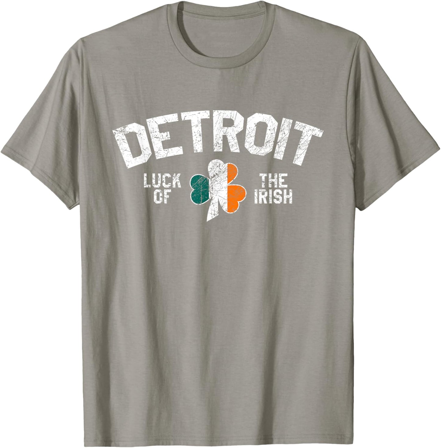 Detroit St. Patrick's Day Luck Of The Irish Michigan Cute T-Shirt - T-Shirt | Sand