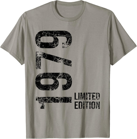 46th Birthday 46 Years Old Man Woman Vintage 1979 T-Shirt - T-Shirt | Sand