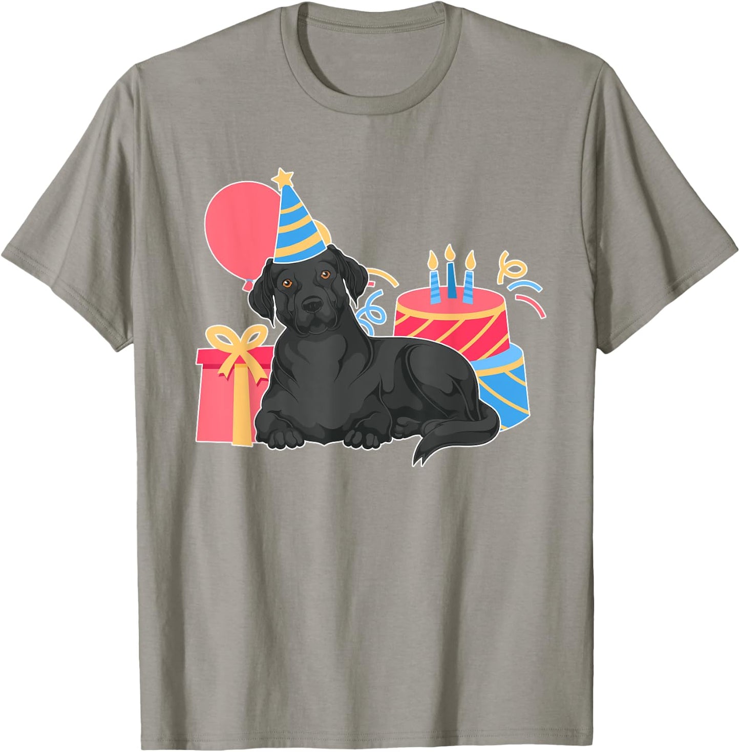 Black Labrador Lover Dog Owner Kids Birthday Party Black Lab T-Shirt - T-Shirt | Sand