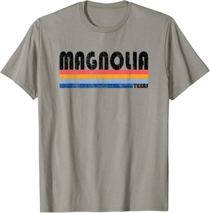 Vintage 70s 80s Style Magnolia, TX T-Shirt - T-Shirt | Sand