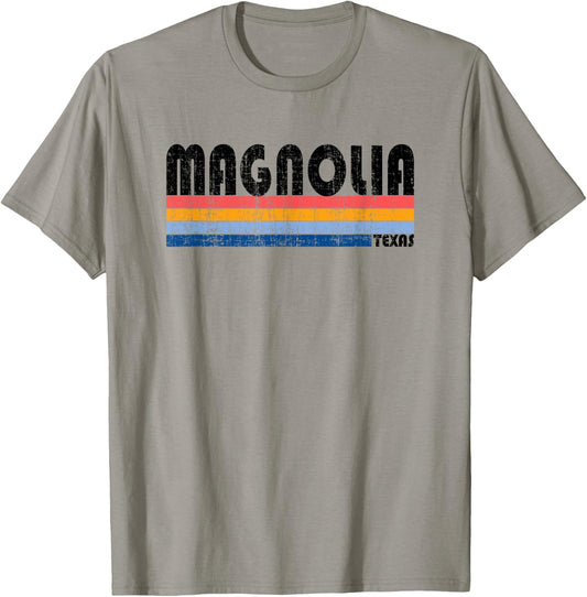 Vintage 70s 80s Style Magnolia, TX T-Shirt - T-Shirt | Sand