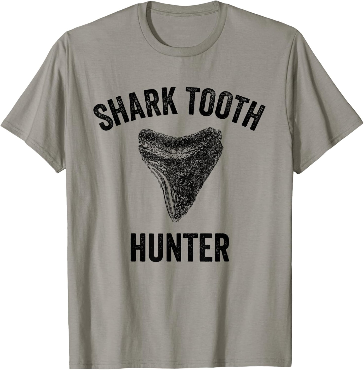 Shark Tooth Hunter Megalodon Fossilized Sharks Teeth Crafts T-Shirt - T-Shirt | Sand